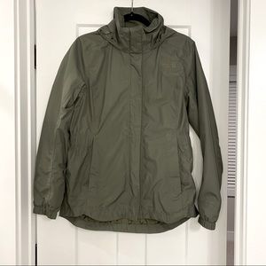Green NorthFace Rain Jacket